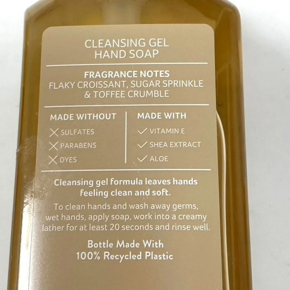 Bath & Body Works Baking Spirits Bright Cleansing Gel Hand Soap 8 Fl Oz x 3